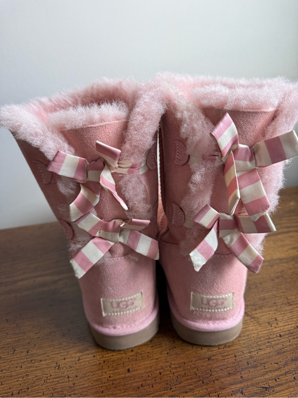 UGG Pink Bow Boots